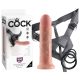 King Cock Strap-on 8 - felcsatolható dildó - natúr