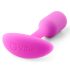 b-vibe Snug Plug 1 - anál dildó belső súllyal (55g) - pink