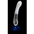 You2toys Liaison - szilikon-üveg LED vibrátor (áttetsző-fehér)