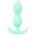 Cuties Mini Butt Plug - szilikon anál dildó - menta (2,3cm)