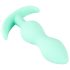 Cuties Mini Butt Plug - szilikon anál dildó - menta (2,3cm)