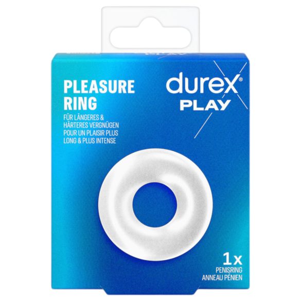 Durex Pleasure Ring - péniszgyűrű (áttetsző)