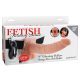 Fetish Strap-on 9 - felcsatolható vibrátor (natúr)