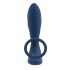 You2Toys Prostata Plug - rádiós anál vibrátor péniszgyűrűvel (kék)