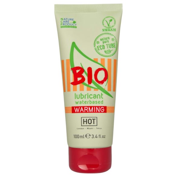 HOT BIO Warming - melegítő hatású vegán vízbázisú síkosító (100ml)