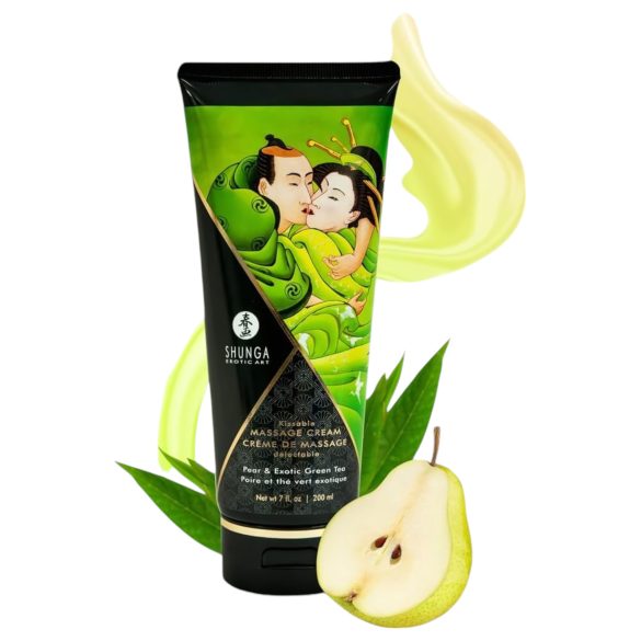 Shunga - masszázs krém - körte (200ml)