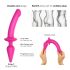 Strap-on-me Swith Semi-Realistic XXL - 2in1 szilikon dildó (pink)