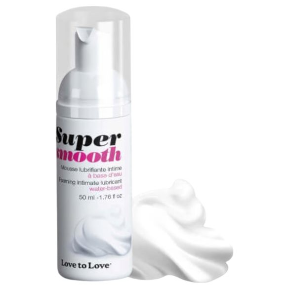 Love to Love Super Smooth - vízbázisú síkosító hab (50ml)