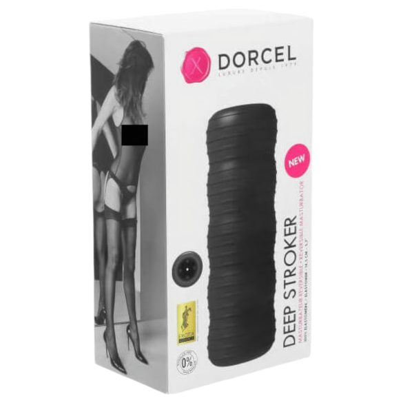 Dorcel Deep Stroker - férfi maszturbátor (fekete)