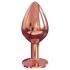 Dorcel Diamond Plug M - alumínium anál dildó - közepes (rózsaarany)