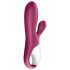 Satisfyer Hot Bunny - okos csiklókaros melegítő vibrátor (piros)