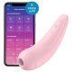 Satisfyer Curvy 2+ - okos léghullámos csiklóizgató vibrátor (pink)