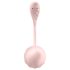 Satisfyer Ribbed Petal - rádiós vibrációs tojás (pink)