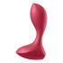 Satisfyer Backdoor Lover - akkus, vízálló anál vibrátor (piros)