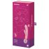 Satisfyer Triple Lover - G-pont és masszírozó vibrátor (pink)