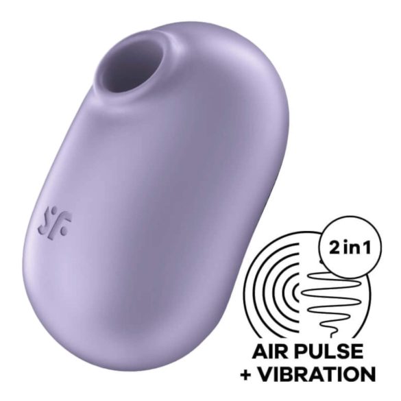 Satisfyer Pro To Go 2 - akkus, léghullámos csiklóizgató (viola)