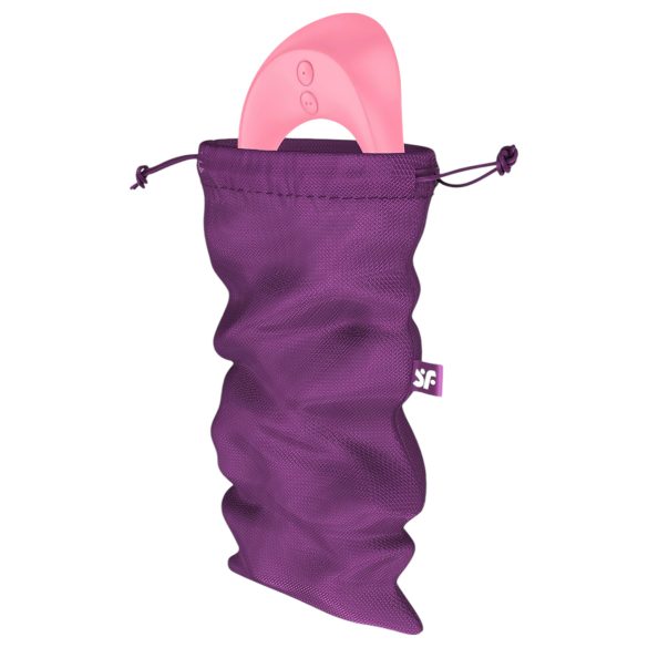 Satisfyer Treasure Bag  - diszkrét tároló táska - közepes (lila)