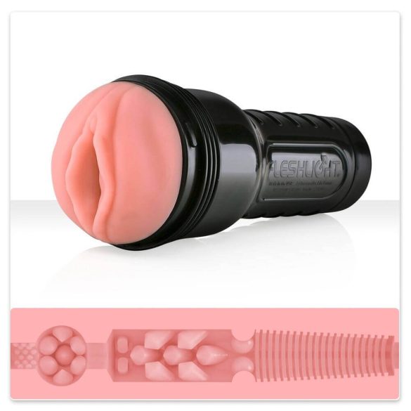 Fleshlight Pink Lady Destroya - élethű műpunci tokban (natúr)