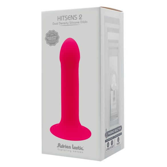 Hitsens 2 - alakítható, tapadótalpas, makkos dildó (pink)