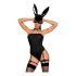 Obsessive OB7008 Sexy Bunny - nyuszilány jelmez (fekete)