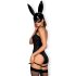 Obsessive OB7008 Sexy Bunny - nyuszilány jelmez (fekete)