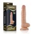 Lovetoy Real Extreme - tapadótalpas, herés dildó - 21cm (natúr)