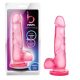 bjours Sweet N Hard 4 - talpas, herés dildó (pink)