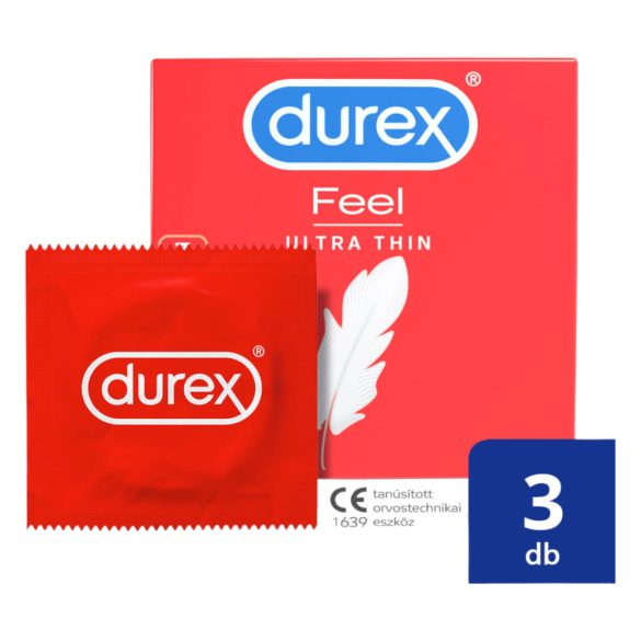 Durex Feel Ultra Thin - ultra élethű óvszer (3db)