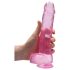 REALROCK - áttetsző élethű dildó - pink (22cm)