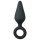 Easytoys Pointy Plug S - anál dildó (fekete) - kicsi