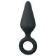 Easytoys Pointy Plug S - anál dildó (fekete) - kicsi