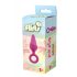 Flirts Pull Plug - kicsi anál dildó (pink)