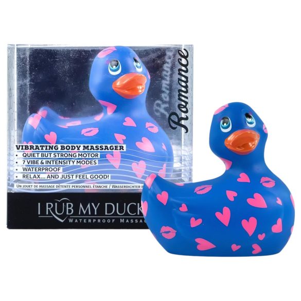 My Duckie Romance 2.0 - vízálló csiklóvibrátor (kék-pink)